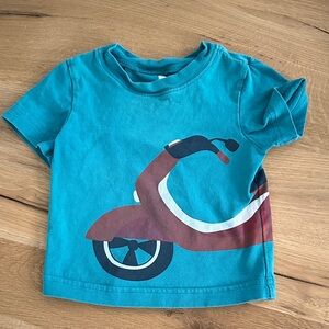 Tea Collection Blue Scooter Graphic Tee